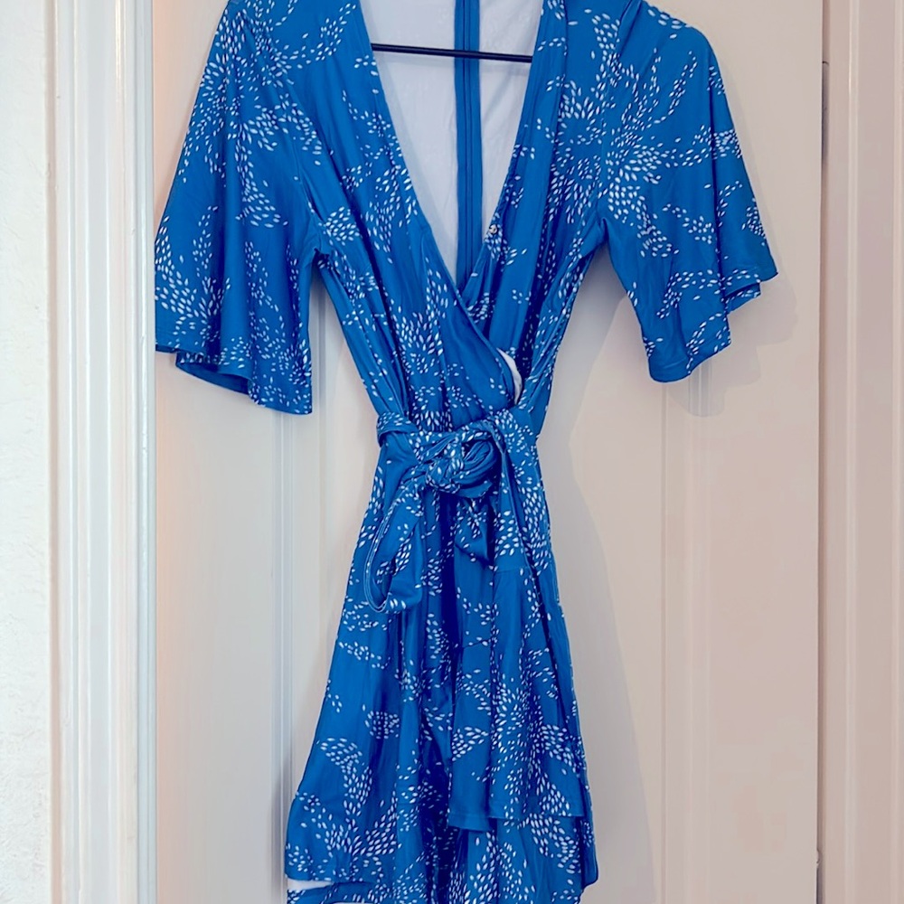 Blue summer dress
